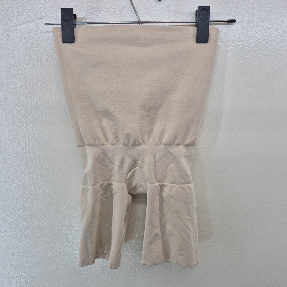 SPANX Assets Shaping High-Waist Short Women's Large Nude‎ Beige Shapewear